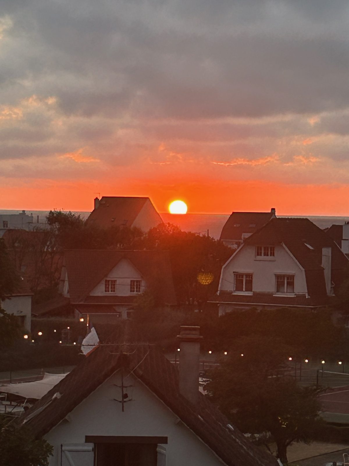 Coucher de soleil sur Wissant